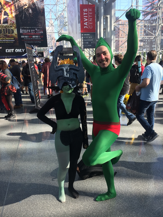 Midna and Tingle providing support.